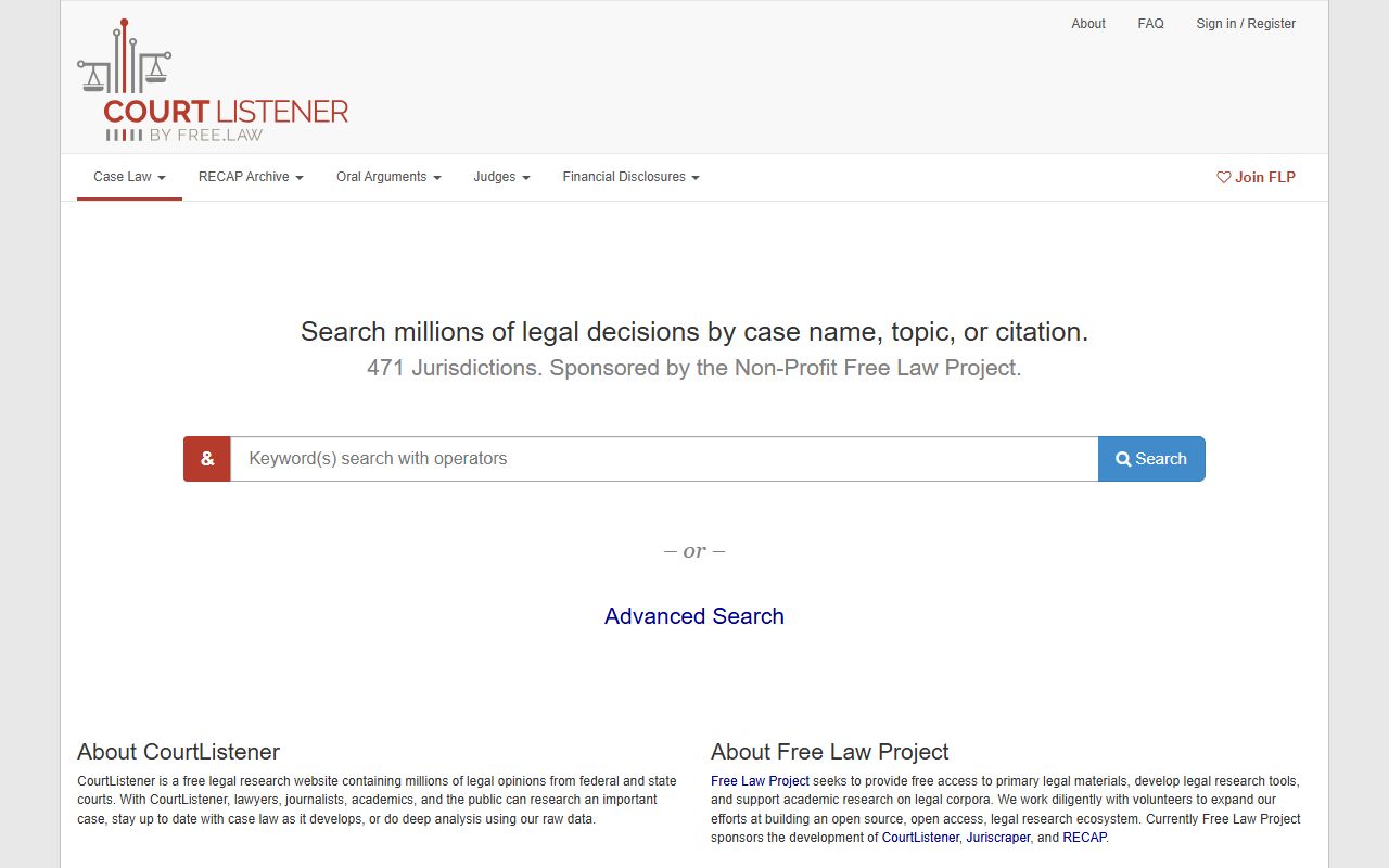 Hancock County court records federal CourtListener resource