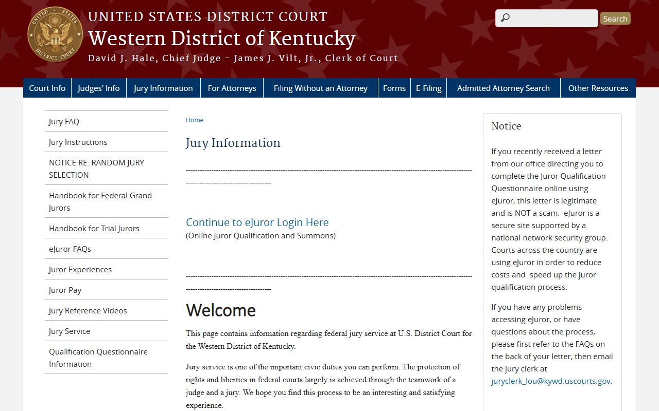 Hancock County federal court records Owensboro Division