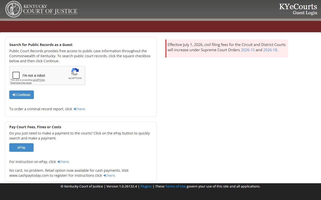 Hancock County court records KYeCourts guest login